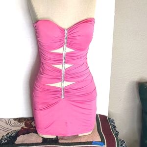 Bodycon Mini Pink Dress